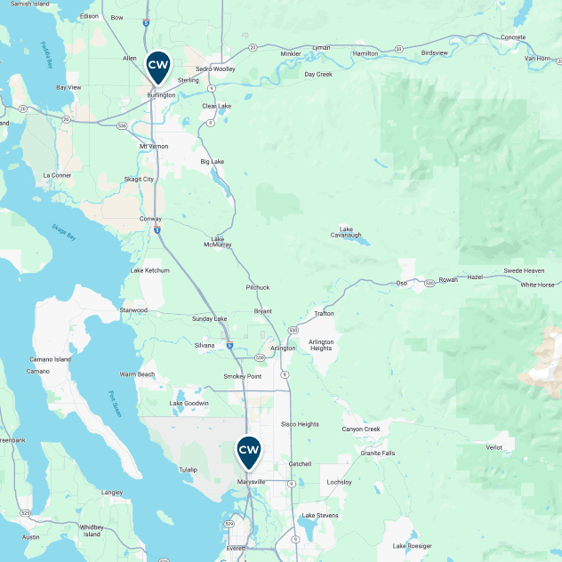 Service Locations Map